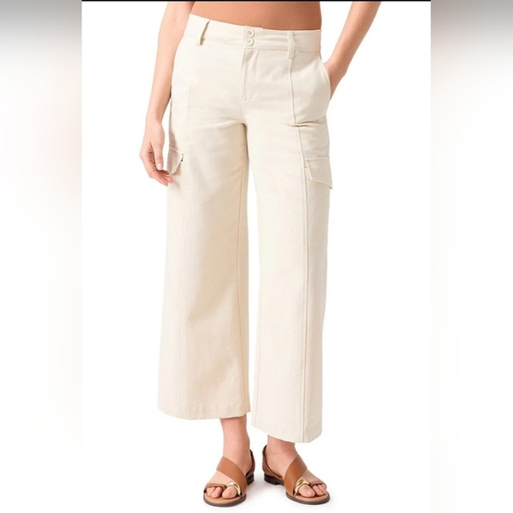 SOLD-sanctuary wide leg crop cargo pants - Picture 1 of 9